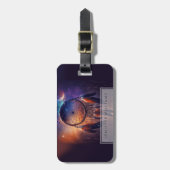 Dreamcatcher im Wald Gepäckanhänger (Vorderseite vertikal)