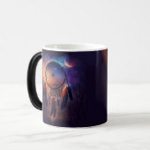 Dreamcatcher im Wald Verwandlungstasse (Vorderseite Links)