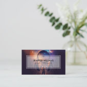 Dreamcatcher im Wald Visitenkarte (Stehend Vorderseite)