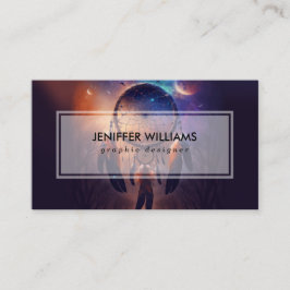 Dreamcatcher im Wald Visitenkarte