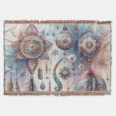 Dreamcatcher in einem Bohemischen Thema Decke (Vorderseite)