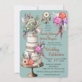 Dreamcatcher in einem Bohemischen Thema Einladung