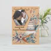 Dreamcatcher in einem Bohemischen Thema Einladung (Stehend Vorderseite)