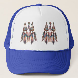 Dreamcatcher in einem Bohemischen Thema Truckerkappe