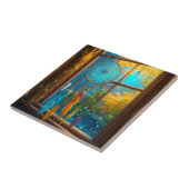 Dreamcatcher in Window Boho Fliese (Seite)