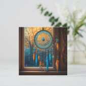 Dreamcatcher in Windows-Herbstlauben (Stehend Vorderseite)