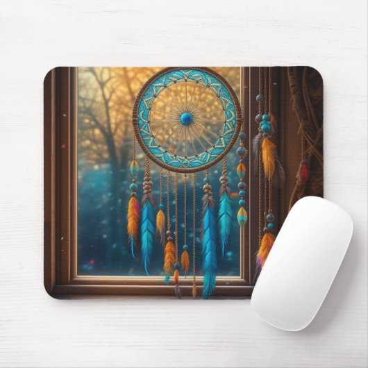 Dreamcatcher in Windows-Herbstlauben Mousepad (Mit Mouse)