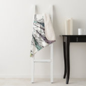 Dreamcatcher-individuelle Name-Fleecedecke Sherpadecke (Beispiel)