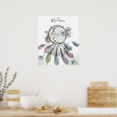 Dreamcatcher-individuelle Name-Poster Poster (Küche)