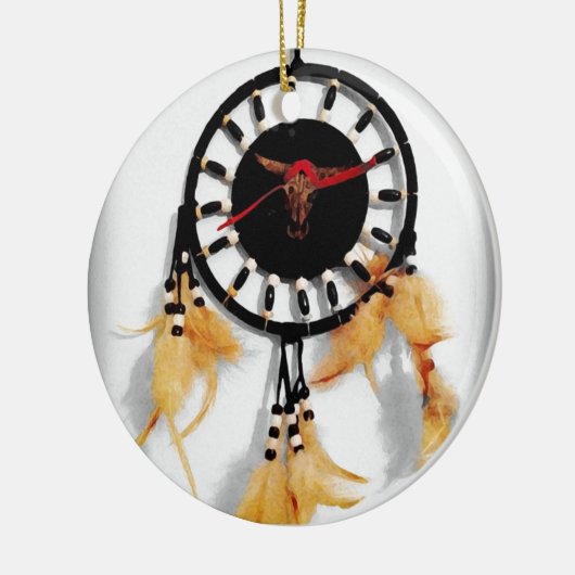 Dreamcatcher Keramik Ornament (Links)