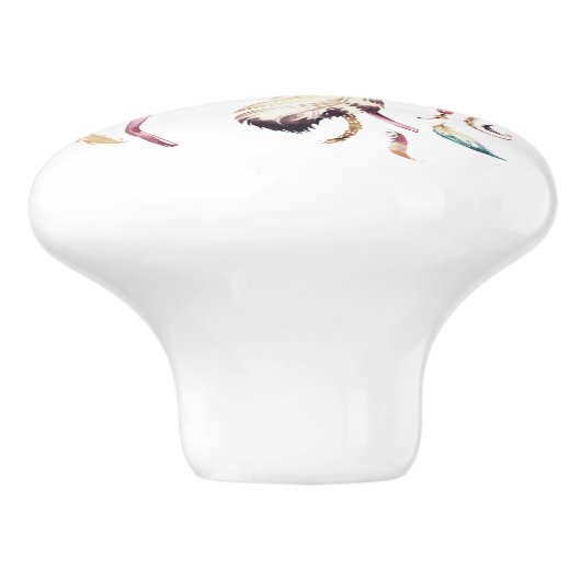 Dreamcatcher Keramikknauf (Seitenansicht)