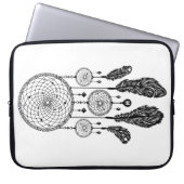 Dreamcatcher - Laptop-Hülse (weiß) Laptopschutzhülle (Vorderseite)