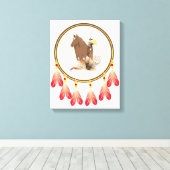 Dreamcatcher Leinwanddruck (Insitu (Holzboden))