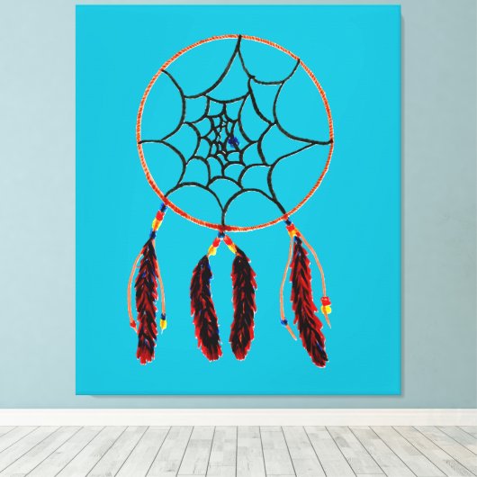Dreamcatcher Leinwanddruck (Insitu (Holzboden))