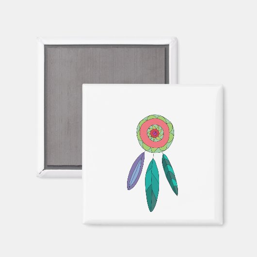 Dreamcatcher Magnet (Vorderseite/Rückseite)