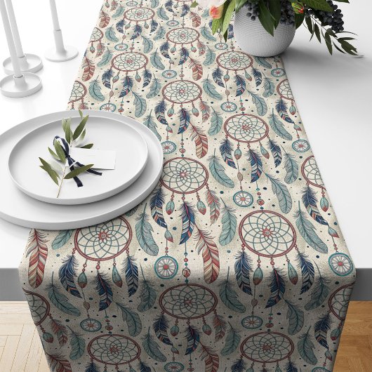 Dreamcatcher Muster Tischläufer - Tribal Charm