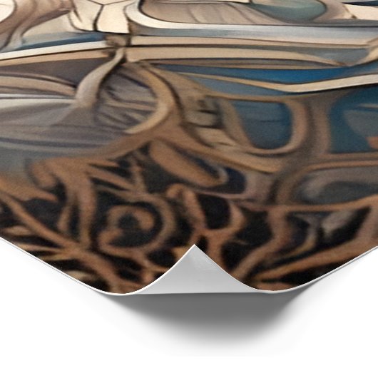 Dreamcatcher Native American Poster (Ecke)