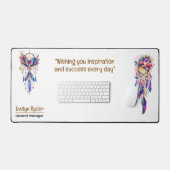 Dreamcatcher of Inspiration - Personalized  Schreibtischunterlage (Tastatur & Maus)