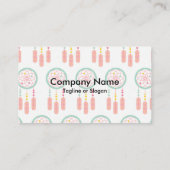 Dreamcatcher Pastell Visitenkarte (Rückseite)