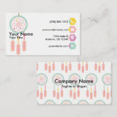 Dreamcatcher Pastell Visitenkarte (Vorne/Hinten)