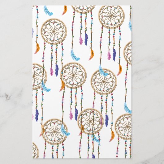 Dreamcatcher Pattern Briefpapier (Vorderseite)