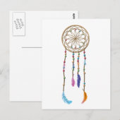 Dreamcatcher Pattern Postkarte (Vorne/Hinten)