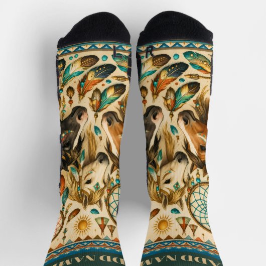 Dreamcatcher-Ponys Socken (Oben)