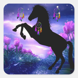 Dreamcatcher Quadratischer Aufkleber