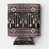 Dreamcatcher Rose Gold Tribal Aztec Dosenkühler (Vorderseite)