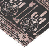 Dreamcatcher Rosen-Goldstammes- Azteke auf Kurzer Tischläufer (Ecke)