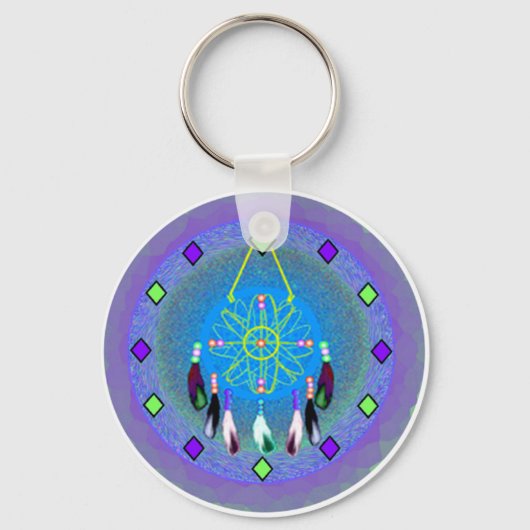 Dreamcatcher-Schlüsselanhänger Schlüsselanhänger (Vorderseite)