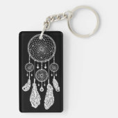 Dreamcatcher - Schlüsselanhänger (Schwarzes) (Rückseite)