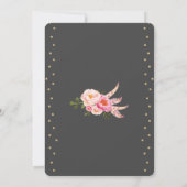 Dreamcatcher Slumber Party Geburtstagsschläfer Einladung (Rückseite)