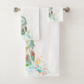 Dreamcatcher-Splatter Badhandtuch Set (Insitu)