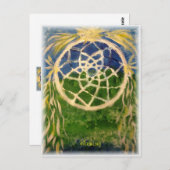 Dreamcatcher Spring Postkarte (Vorne/Hinten)