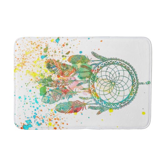 Dreamcatcher-Spritzer Badematte (Vorderseite)