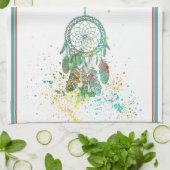 Dreamcatcher Spritzer Küchentuch (Gefaltet)