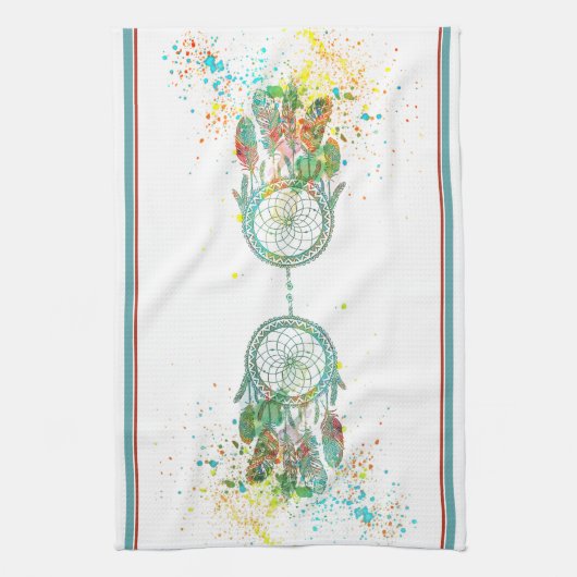 Dreamcatcher Spritzer Küchentuch (Vertikal)