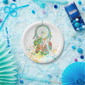 Dreamcatcher-Spritzer Pappteller (Party)