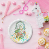 Dreamcatcher-Spritzer Pappteller (Party)