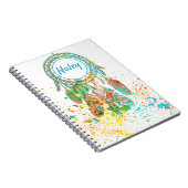 Dreamcatcher Spritzer personalisiert Notizblock (Rechte Seite)