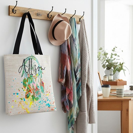 Dreamcatcher Spritzer personalisiert Tasche