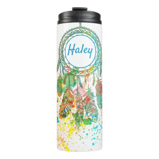 Dreamcatcher Spritzer personalisiert Thermosbecher (Vorderseite)