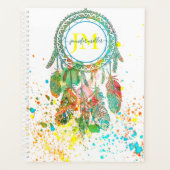 Dreamcatcher Spritzer personalisierter Planer (Vorderseite)