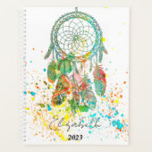 Dreamcatcher Spritzer personalisierter Planer (Vorderseite)