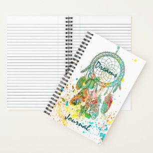 Dreamcatcher-Spritzjournal Notizblock