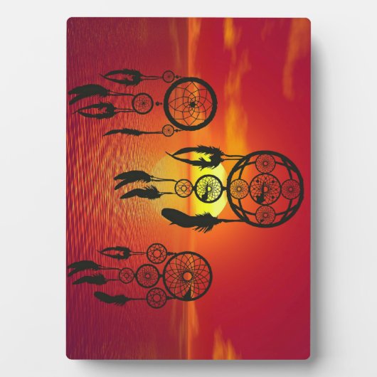 Dreamcatcher Sunset Fotoplatte (Vorderseite)