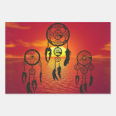 Dreamcatcher Sunset Geschenkpapier Set (Vorderseite 2)