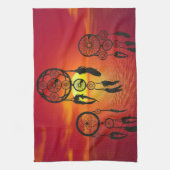 Dreamcatcher Sunset Geschirrtuch (Vertikal)