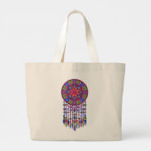 Dreamcatcher Tote Jumbo Stoffbeutel (Rückseite)